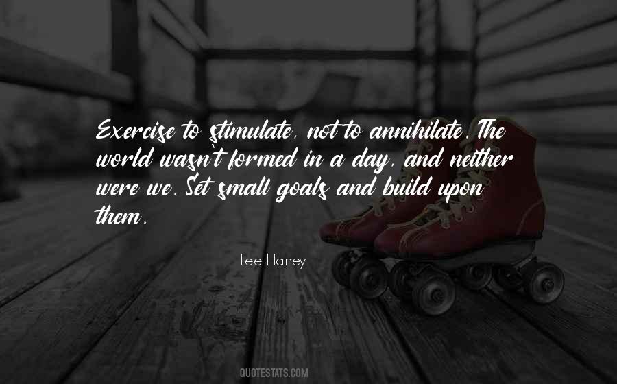 Small Fitness Quotes #86316