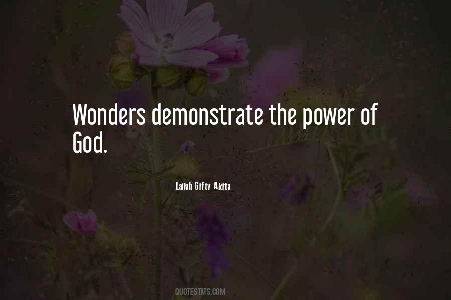 God Of Wonders Quotes #597000