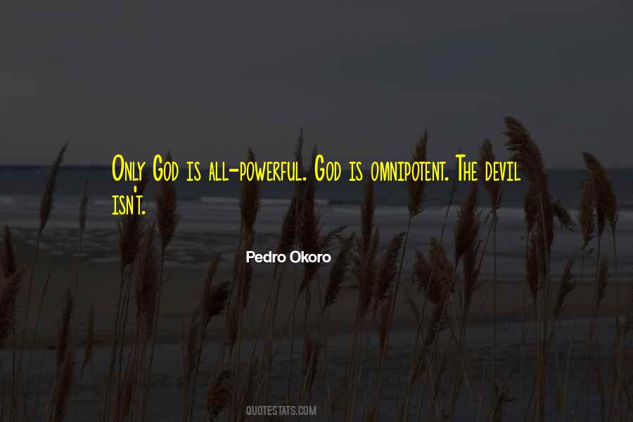 God Omnipotent Quotes #1482226