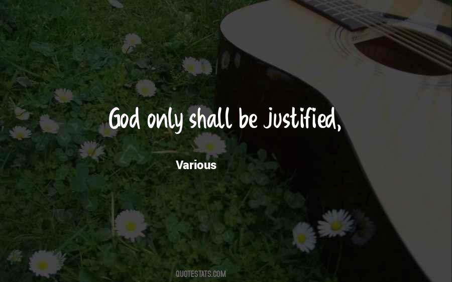 God Only Quotes #300520