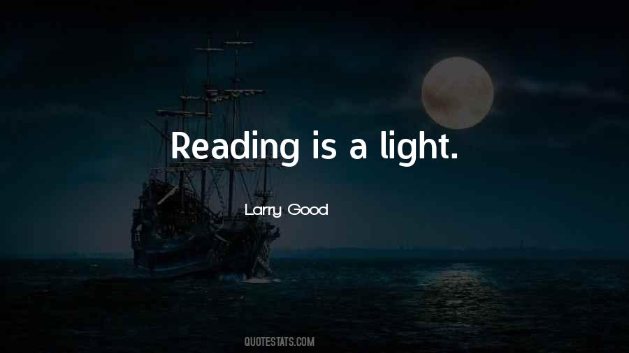 Reading Light Quotes #1809205