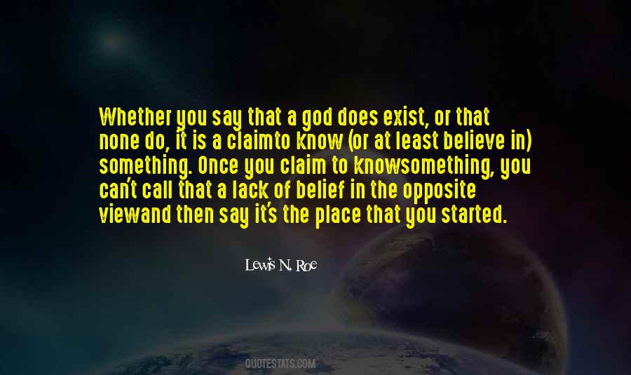 God Opposite Quotes #1118177