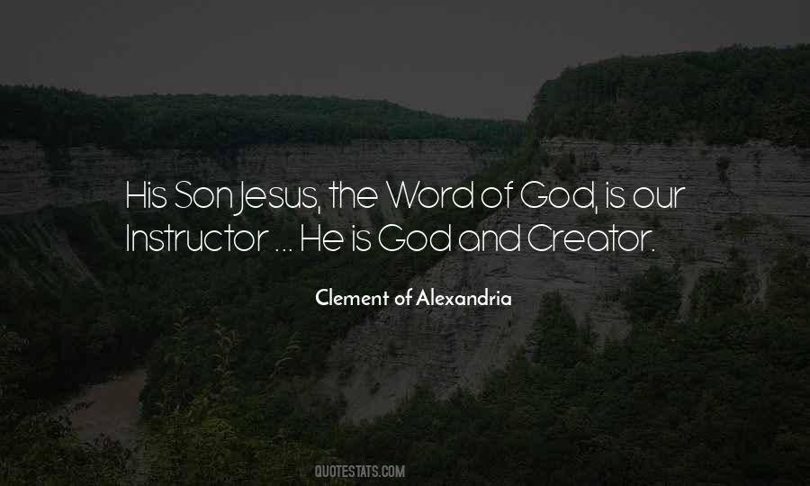 God Our Creator Quotes #416173