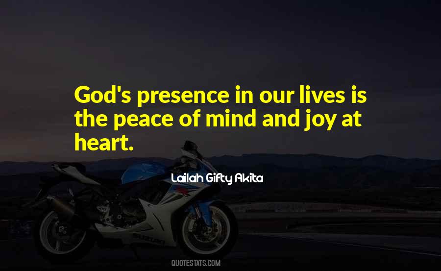 God Peace Of Mind Quotes #1013662