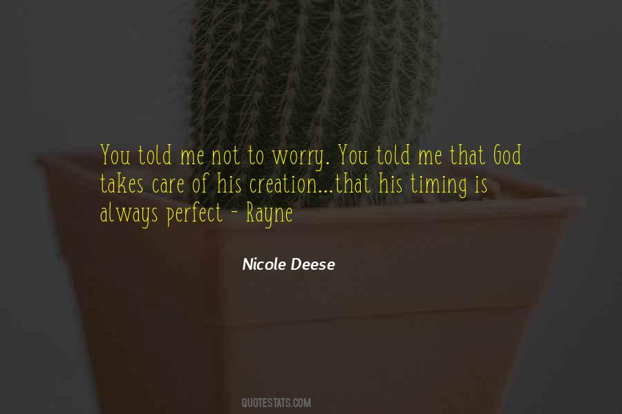 God Perfect Timing Quotes #876969