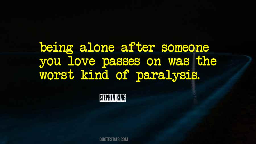 Being Alone Is Best Quotes #128851
