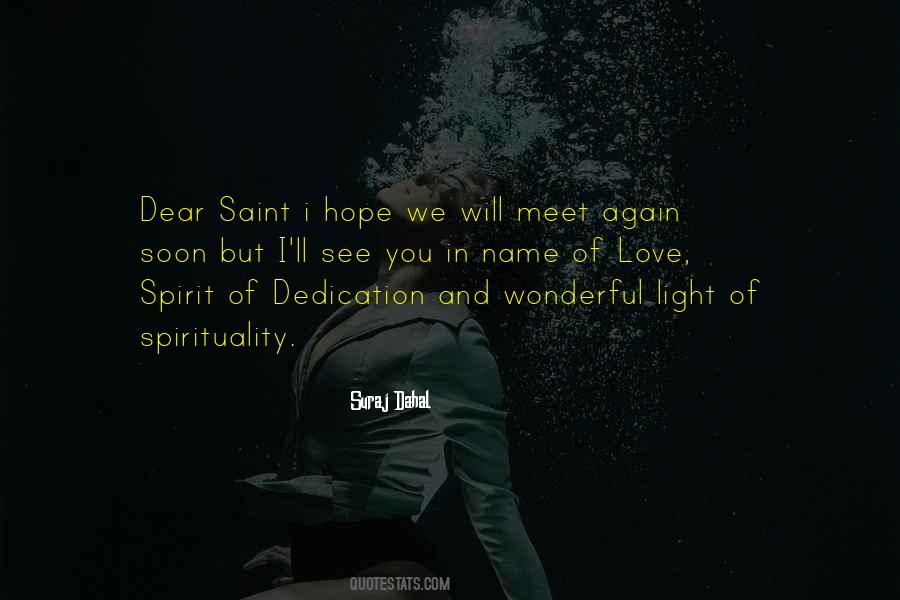 We Will Meet Again Soon Quotes #1353980