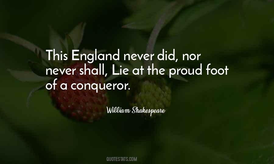 Proud England Quotes #1344351