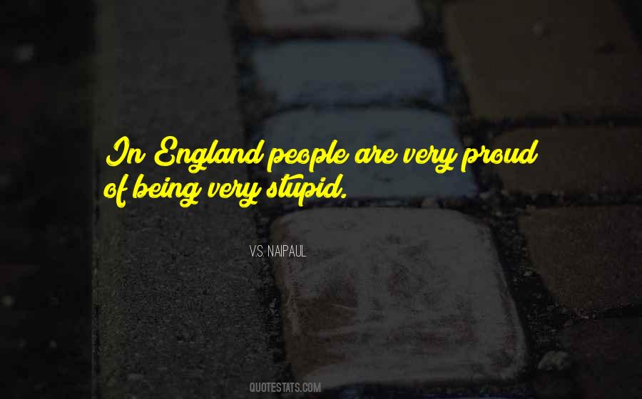 Proud England Quotes #611782