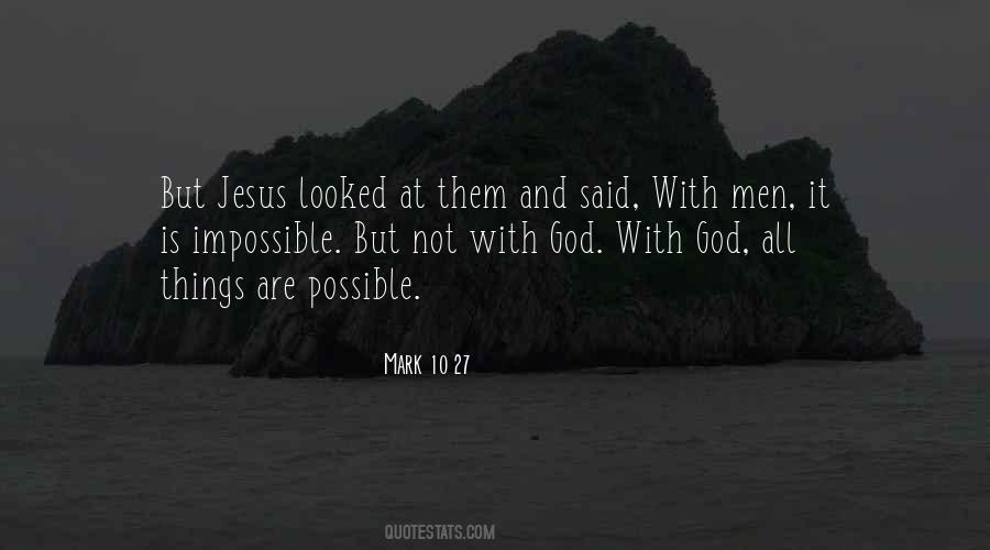 God Possible Quotes #138920
