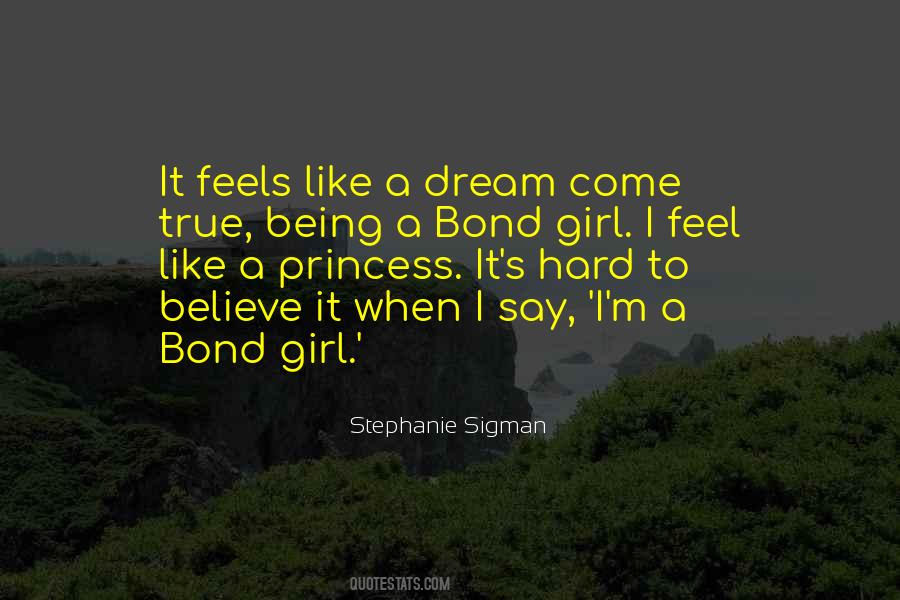 Just A Girl With A Dream Quotes #269269