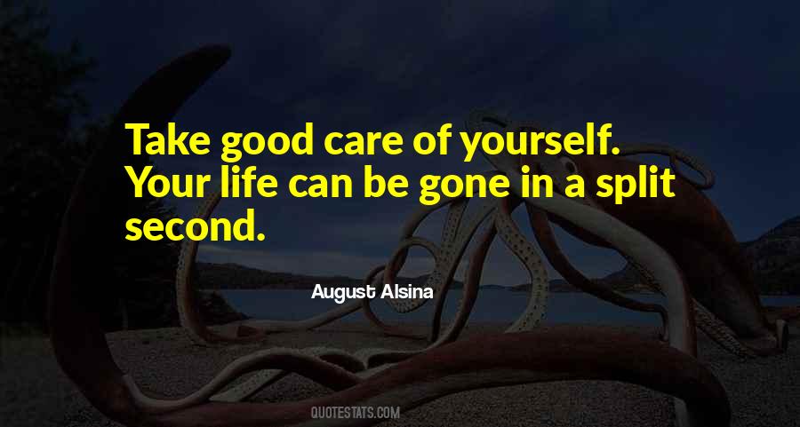 Take Good Care Quotes #1053334