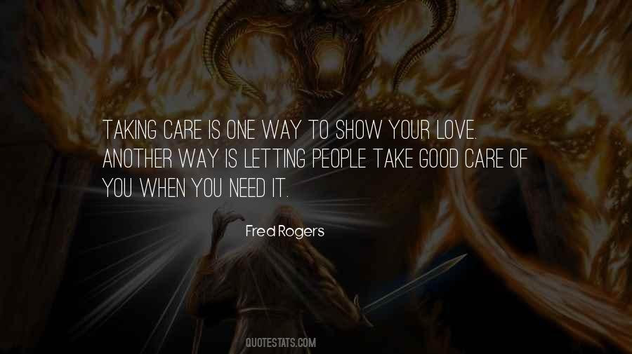 Take Good Care Quotes #16789
