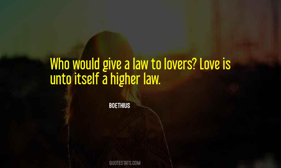 Law Love Quotes #13081