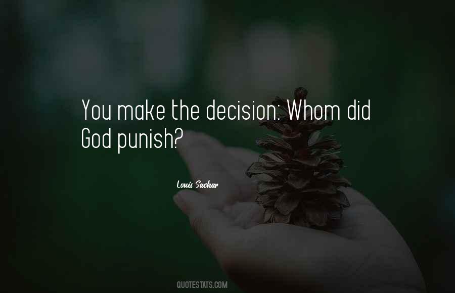 God Punish Quotes #1691265