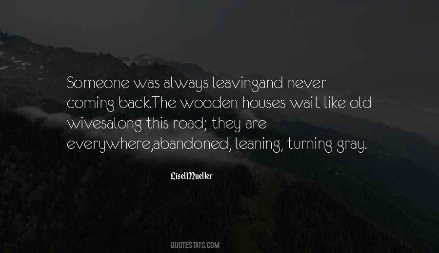 Past Will Never Come Back Quotes #14275