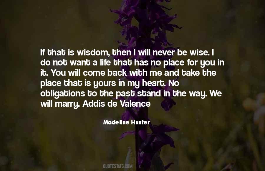 Past Will Never Come Back Quotes #1865599