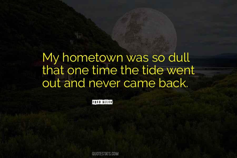 Past Will Never Come Back Quotes #27686