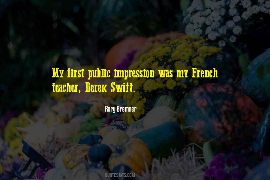 Quotes About My First Impression #1083424