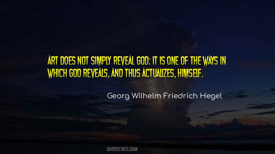 God Reveals Himself Quotes #1352317