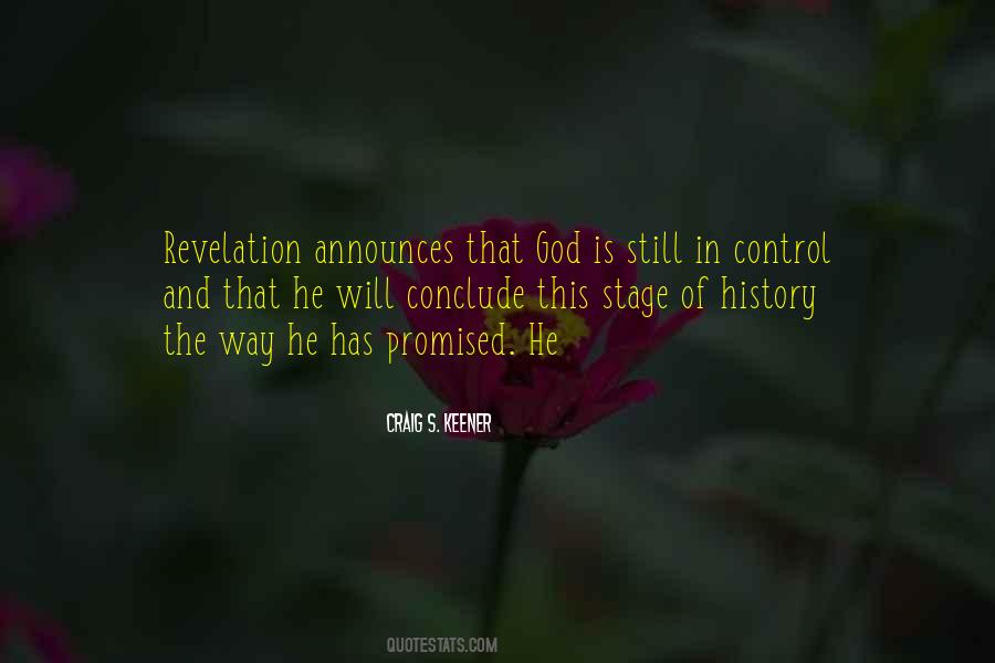 God Revelation Quotes #54202