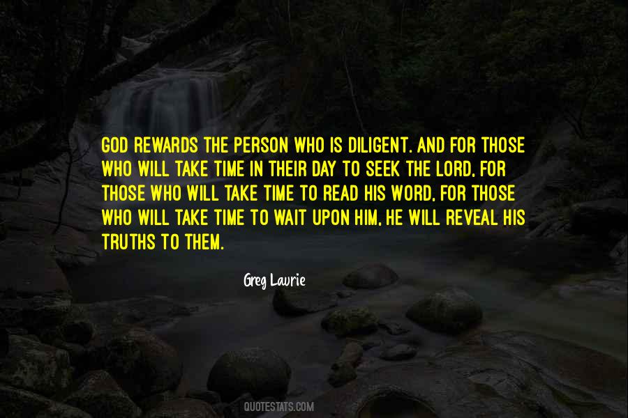 God Rewards Quotes #1367450