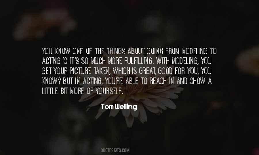 Modeling And Acting Quotes #1450855