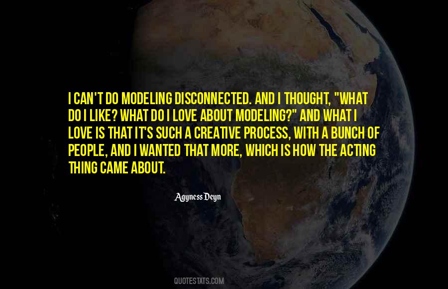 Modeling And Acting Quotes #820564