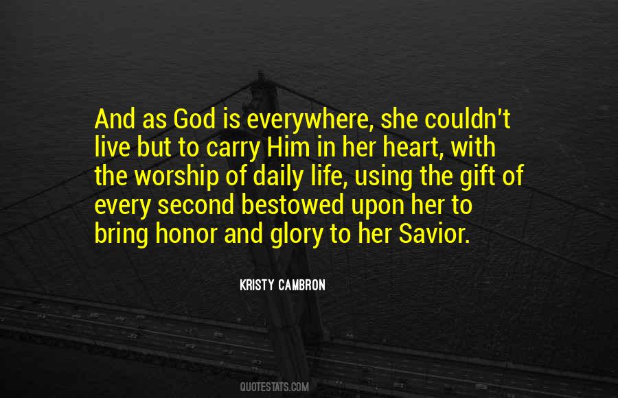 God Savior Quotes #1160503