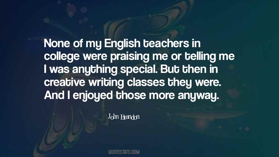 College Teacher Quotes #105453