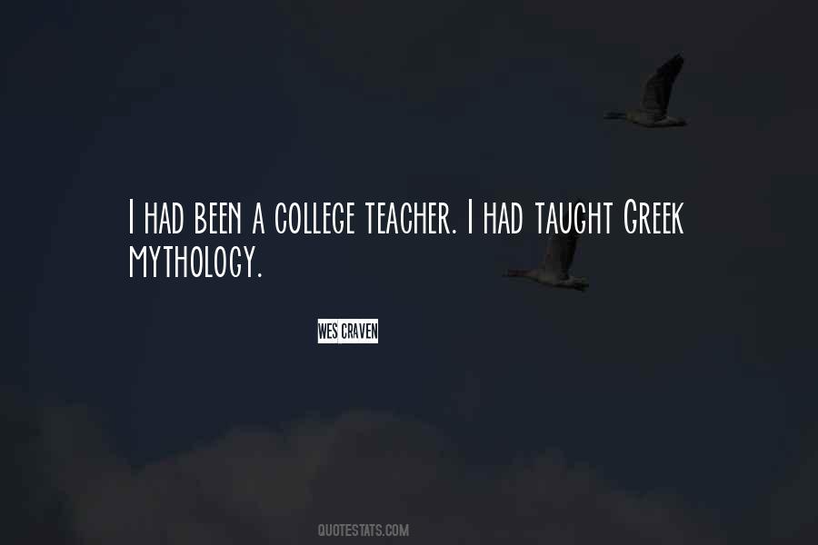 College Teacher Quotes #1168307