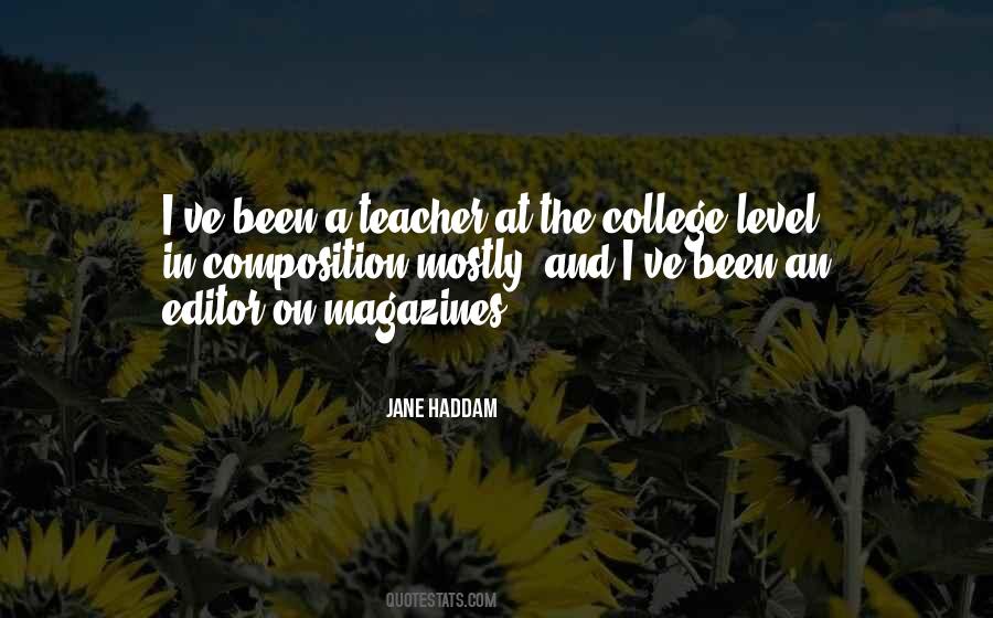 College Teacher Quotes #1753301
