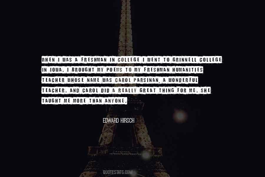 College Teacher Quotes #400705