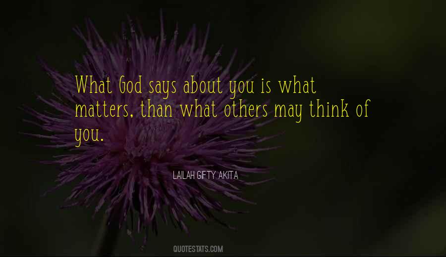 God Says Quotes #1283398