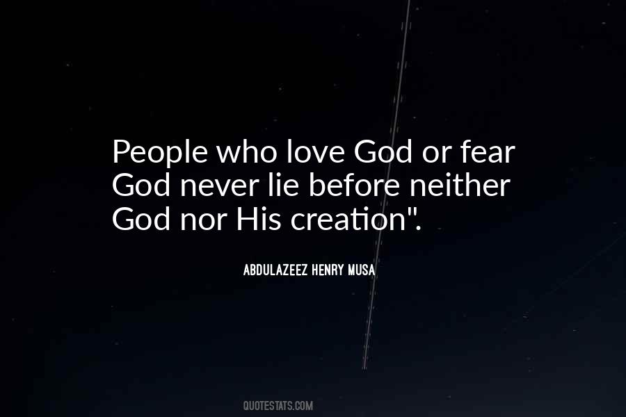 God Fear Quotes #194737