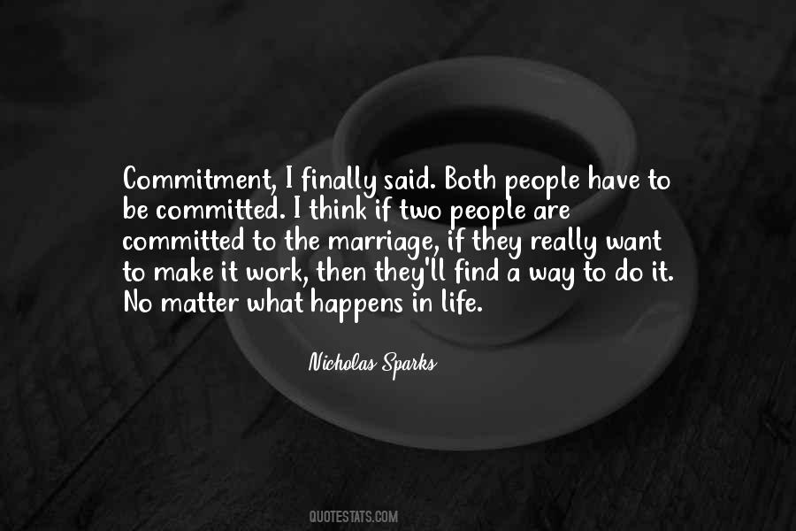 Committed To Work Quotes #1191650
