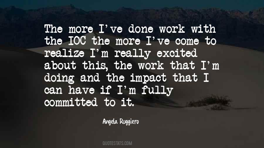 Committed To Work Quotes #97666