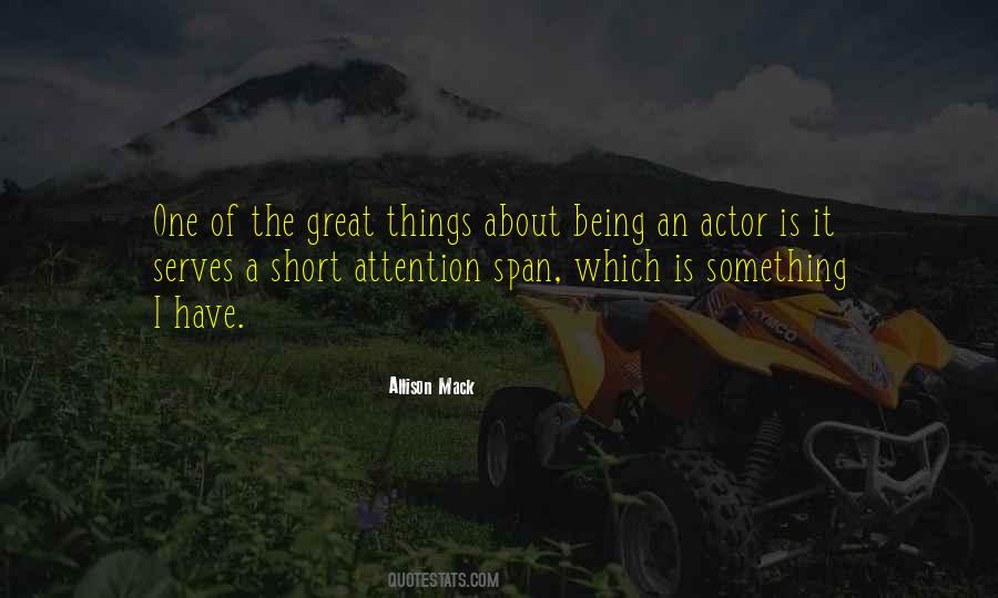 Short Attention Quotes #1519649