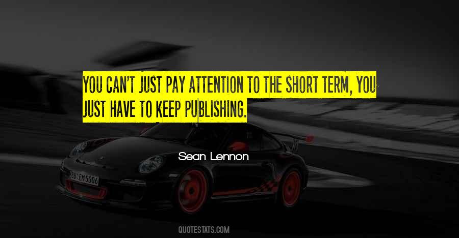 Short Attention Quotes #1740413