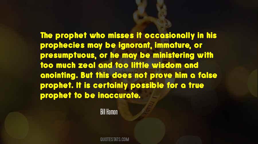 Best Prophet Quotes #82859