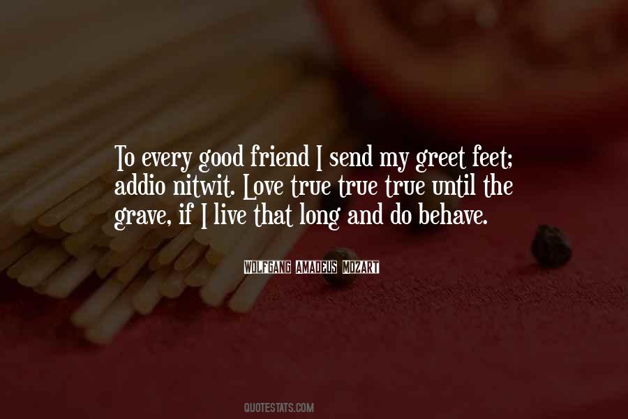 True Friend Love Quotes #1678983