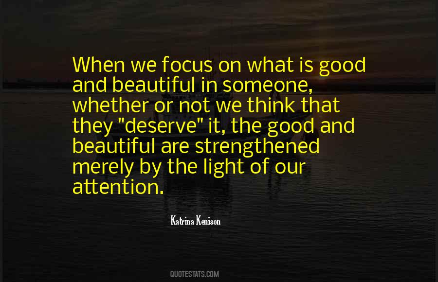 Focus Light Quotes #1440706