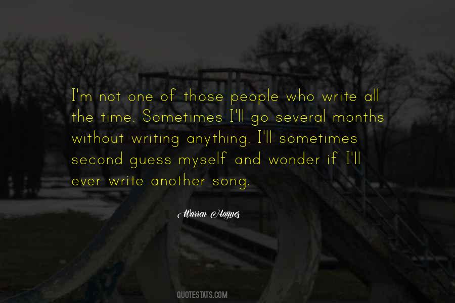 One Who Write Quotes #345933