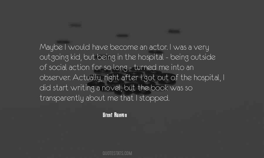 Quotes About Being In The Hospital #1215551