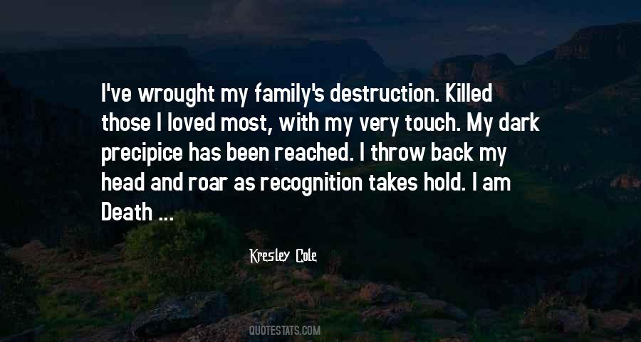 Dark Family Quotes #1535602