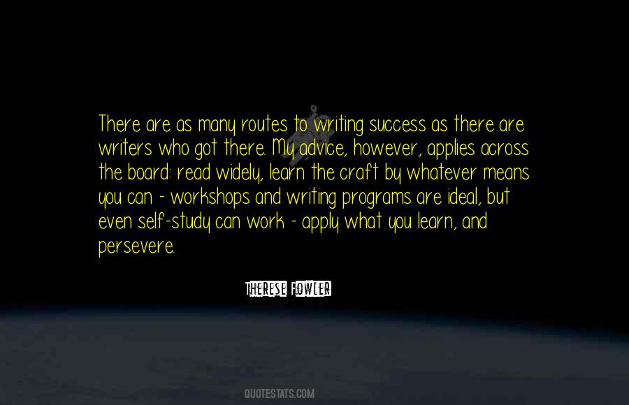 Study Your Craft Quotes #1615668