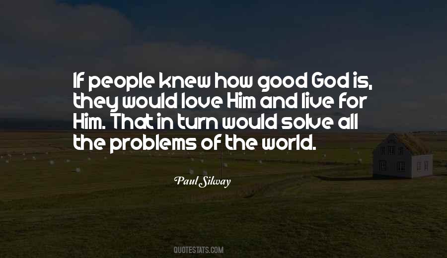 God Solve My Problems Quotes #1822264