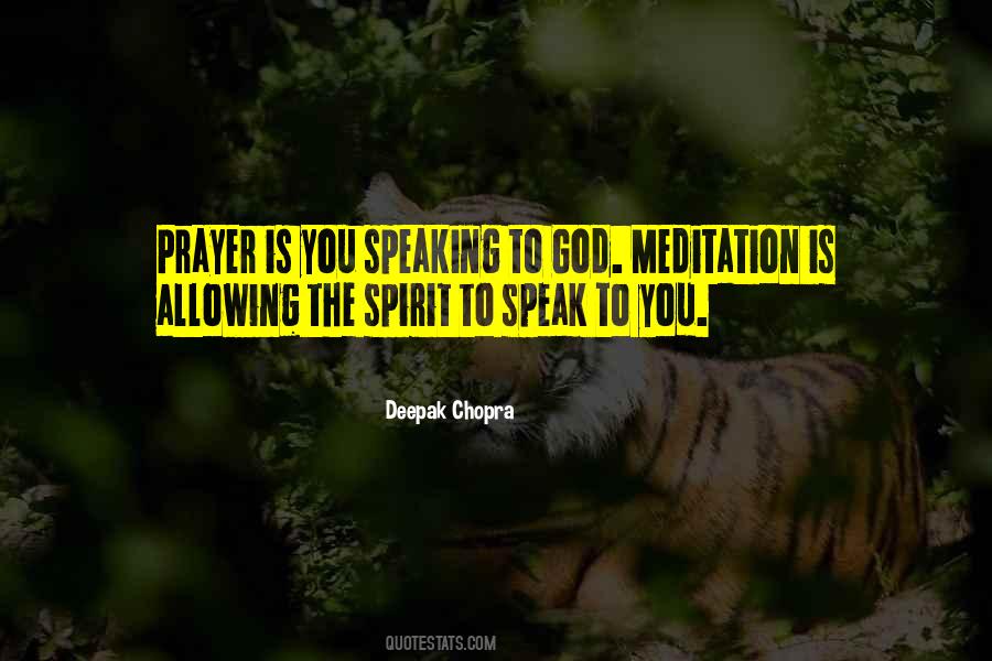 God Speak Quotes #191583