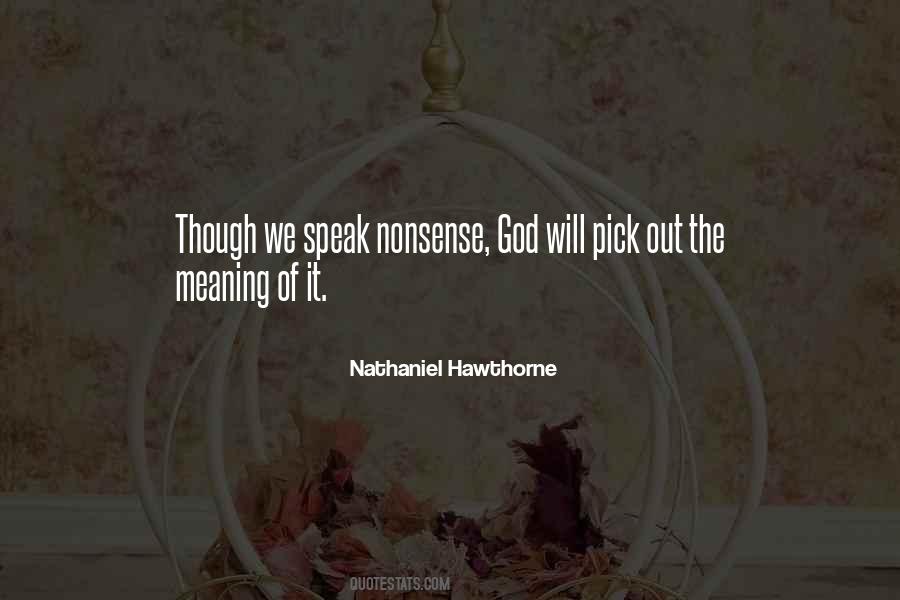 God Speak Quotes #215694