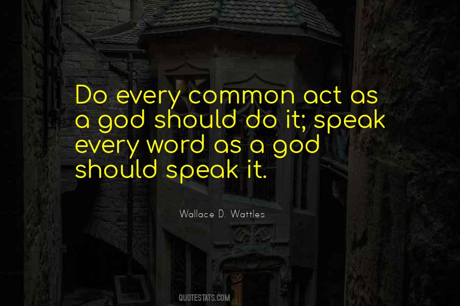 God Speak Quotes #87473